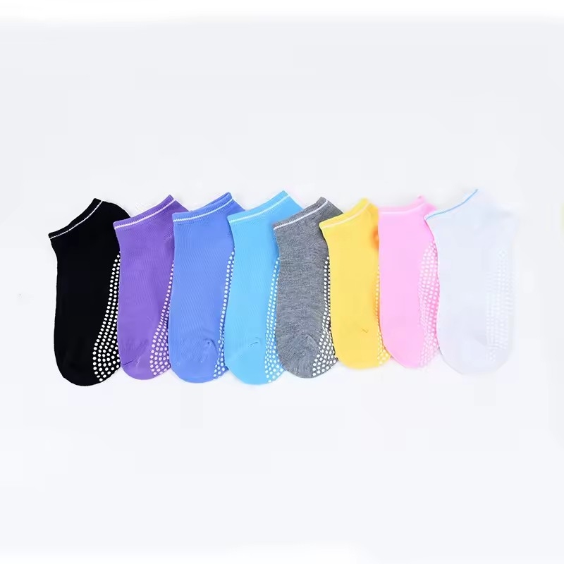 Trampoline Park Sock - 1-3 pares de meias femininas antiderrapantes,