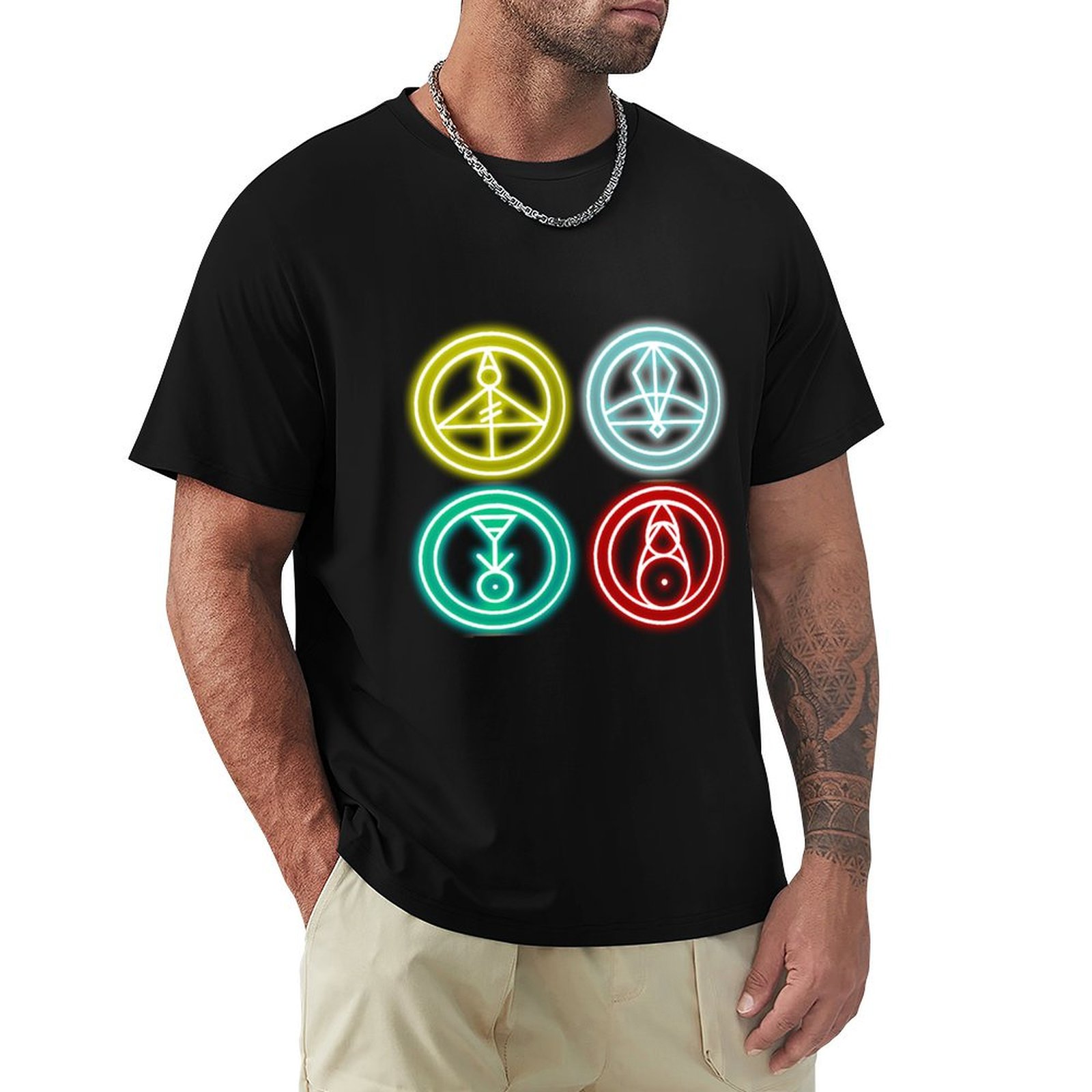 Outdoor Sportsman Group - Group Glyphs - Camiseta Brilhante de