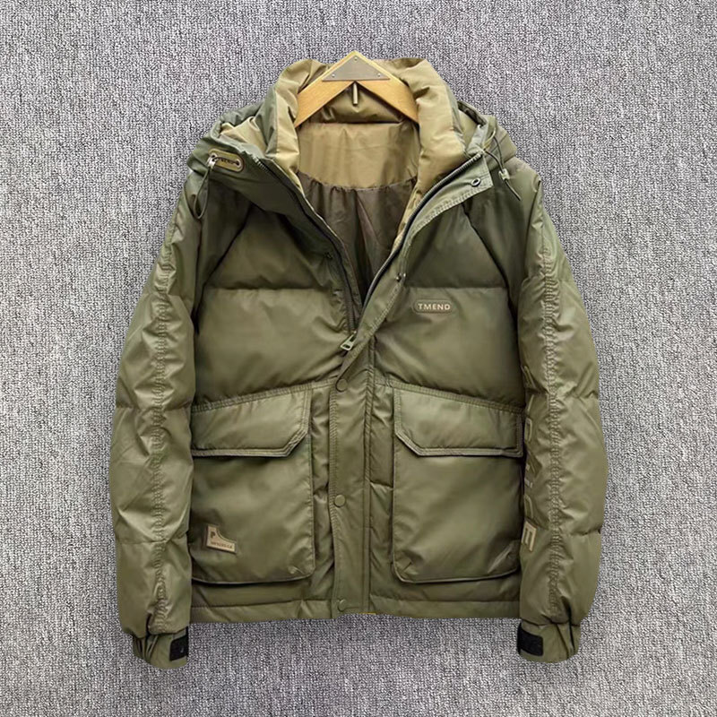 Casaco com capuz de pato branc - Outdoor Sport Winter Jacket avaliação e preço