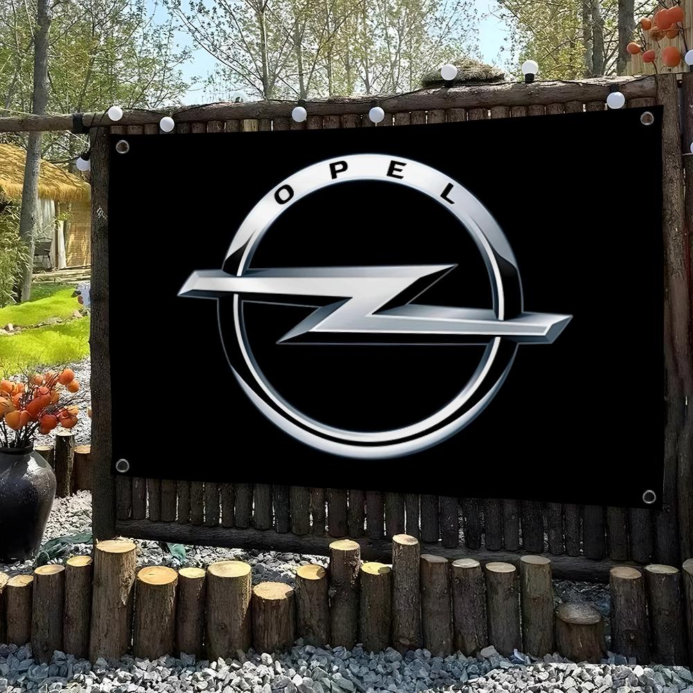 Bandeiras de metal com logotip - Outdoor Sport Background avaliação e preço